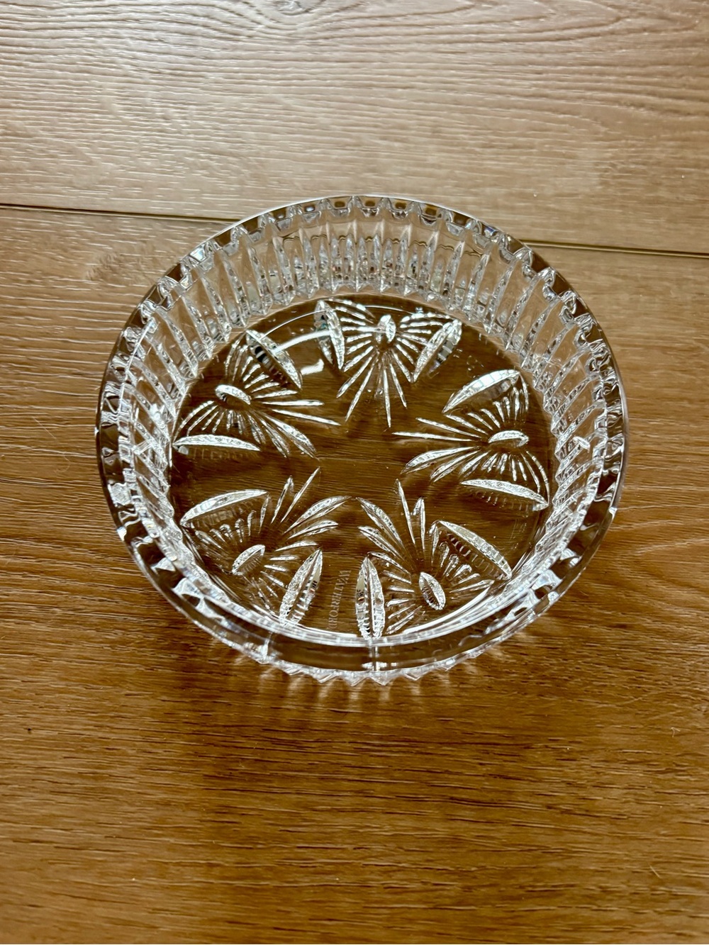 waterford crystal “best wishes” bottle coaster ✨